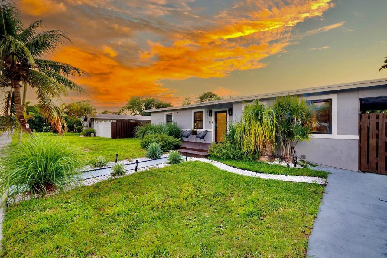 AMAZING AFFORDABLE LUXURY PARADiSE WITH HEATED POOL PERFECT FOR 2 TO 8 PEOPLE Pompano Beach Exterior foto